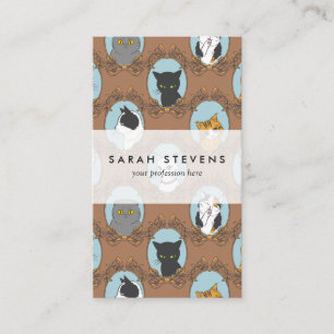 Carte De Visite Motif mignon de chats