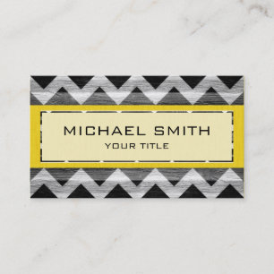 Carte De Visite Motif moderne Chevron #14