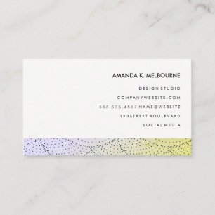 Carte De Visite Motif moderne et élégant