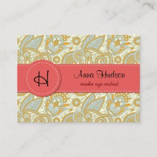 Carte De Visite Motif Paisley, Persian Paisley, Oriental Paisley