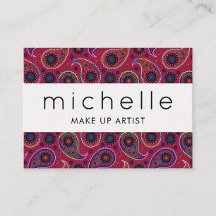 Carte De Visite Motif Paisley, Persian Paisley, Oriental Paisley