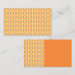 Carte De Visite Motif sans couture d'art pixel géométrique moderne