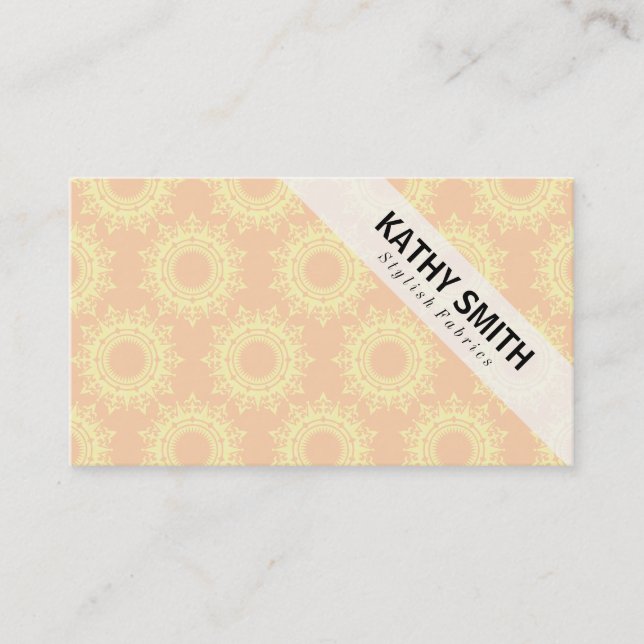 Carte De Visite Motif stylisé | Chic (Devant)