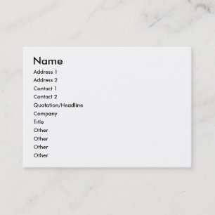 Carte De Visite Motifs de conception de point de croix