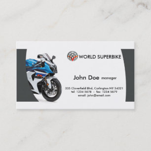 Carte De Visite Moto