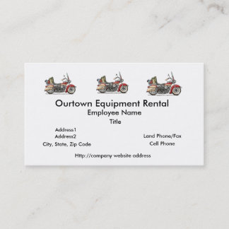 Carte De Visite Moto mignonne