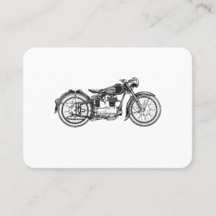Carte De Visite Moto Vintage Rétro _ J'Aime Ma Moto