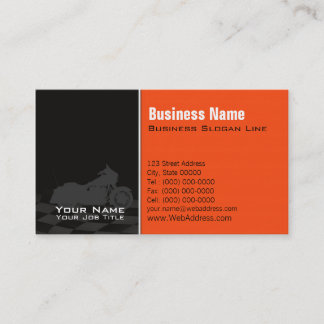 Carte De Visite Motorcycle Shop, Bike Sales & Service Contact