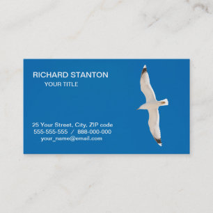 Carte De Visite Mouette volante