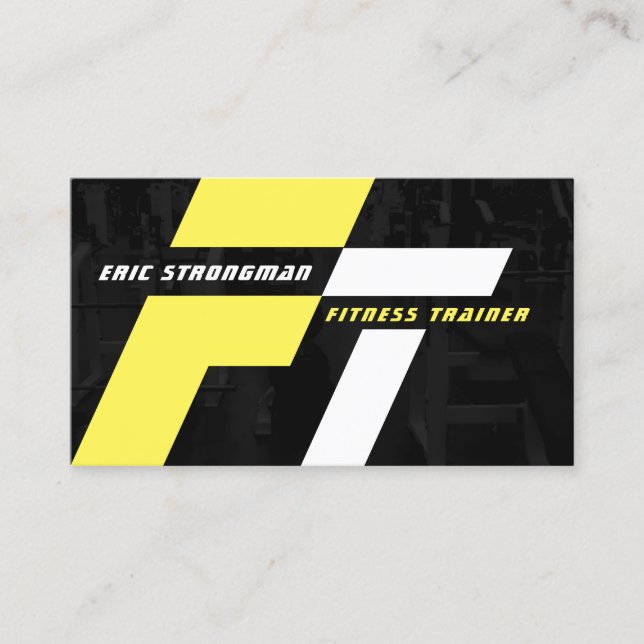 Carte De Visite Mouvement dynamique moderne (Devant)