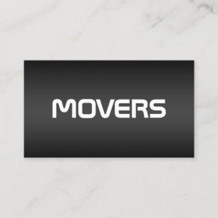 Carte De Visite Movers noir
