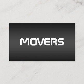 Carte De Visite Movers noir