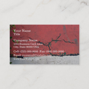 Carte De Visite Mur en béton peint dans les barres alternatives