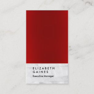 Carte De Visite Mur gris rouge vertical simple gestionnaire