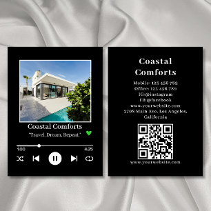Carte De Visite Music Player Location de vacances Appartement Busi