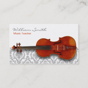 Carte De Visite Music Teacher