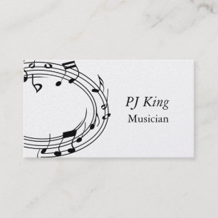 Carte De Visite Musicien professionnel