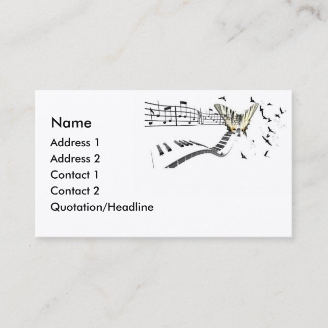 Carte De Visite Musiflutter (Devant)