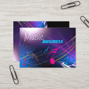 Carte de Visite Musique DJ Soirée Dansante