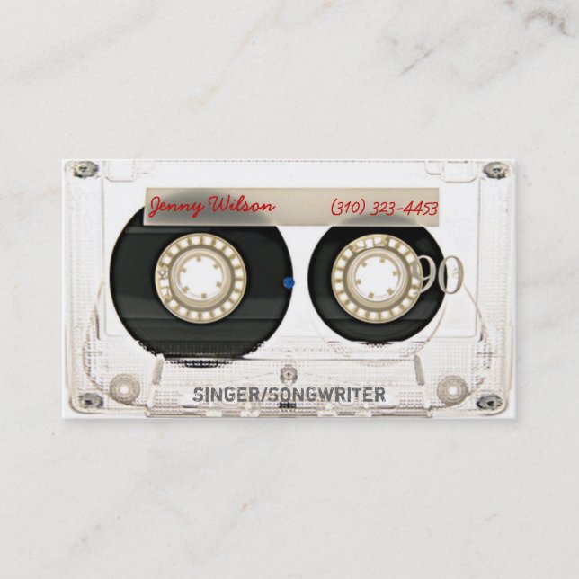 Carte De Visite Musique II (Devant)