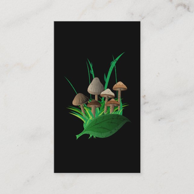 Carte De Visite Mycologie sauvage botanique de Fungiphile de (Devant)