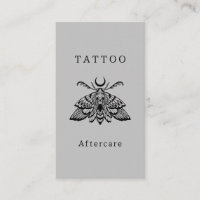 Mystic Death Moth Tattoo Afcare Instructions