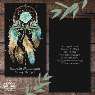 Carte De Visite Mystic Dreamcatcher Spirituel Métaphysique Yoga