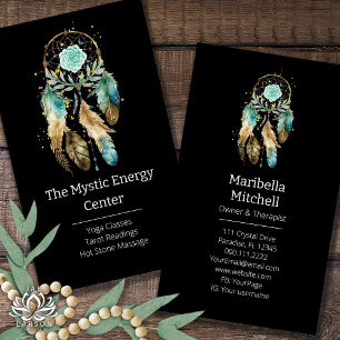 Carte De Visite Mystic Dreamcatcher Spirituel Métaphysique Yoga