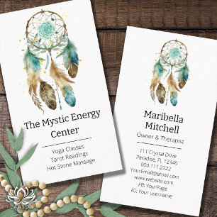 Carte De Visite Mystic Dreamcatcher Spirituel Métaphysique Yoga