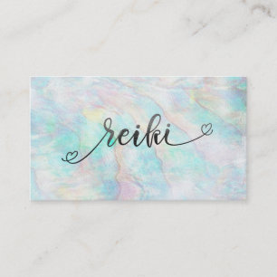 Carte De Visite *~* Mystic Magtel Pastel Abalone Parties scintilla