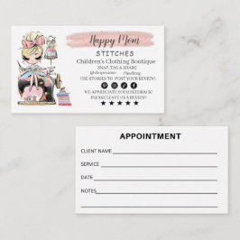 Carte De Visite Nähen der Visitenkartenfashion-Designer
