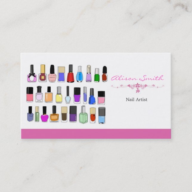 Carte De Visite Nail artist (Devant)
