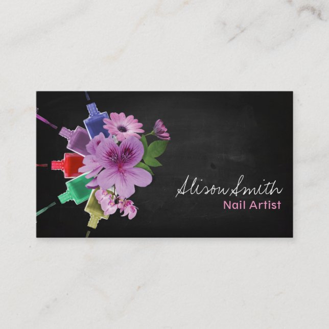 Carte De Visite Nail Artist (Devant)