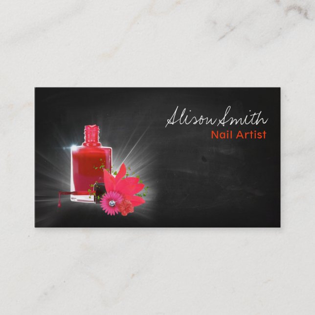 Carte De Visite Nail Artist (Devant)