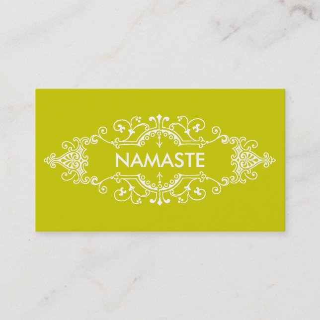 Carte De Visite Namaste (Devant)
