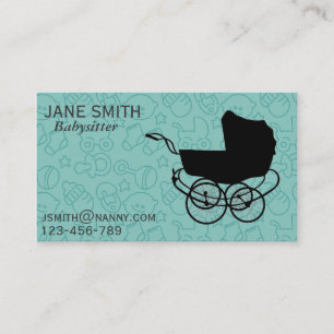 Carte De Visite Nanny / Au Pair / baby-sitter indépendante