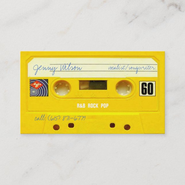 Carte De Visite Nashville x (Devant)