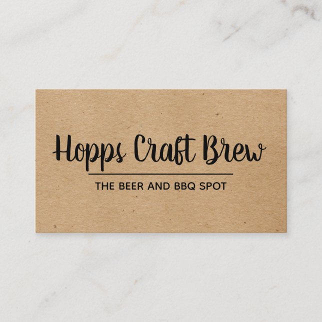 Carte De Visite Nature | Disposition (Devant)