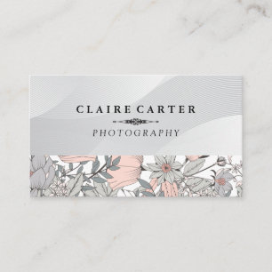 Carte De Visite Nature   Plante   Modèle floral