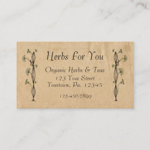 Carte de visite naturel