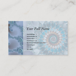 Carte De Visite Nautilus - art de fractale