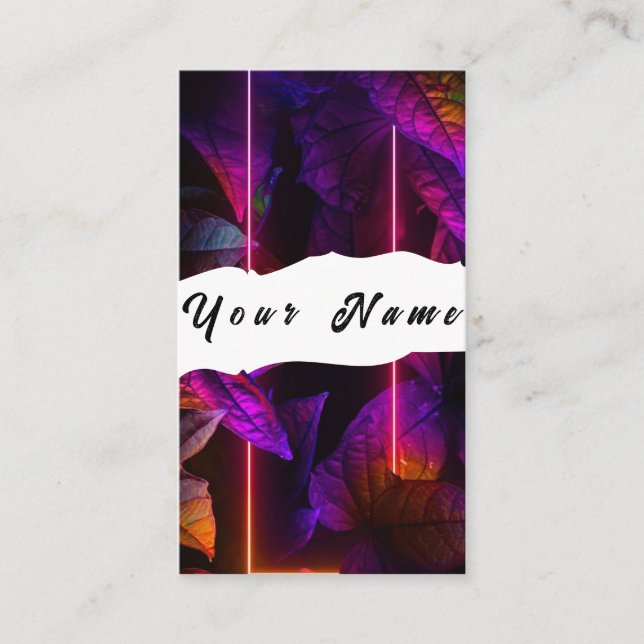 Carte De Visite Neon (Devant)