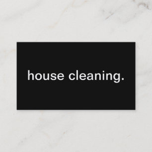 Carte De Visite Nettoyage de Chambre