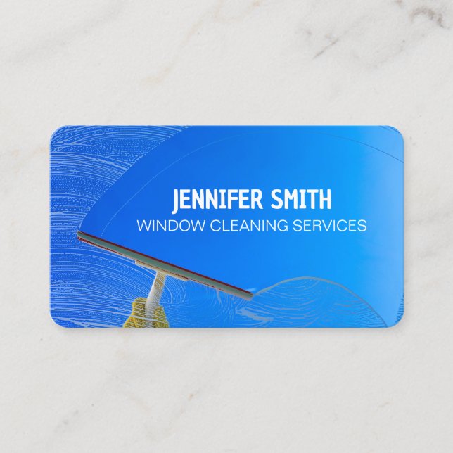 Carte De Visite Nettoyage de fenêtres (Devant)