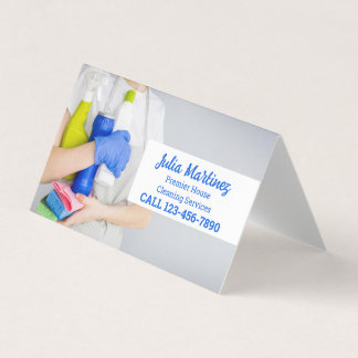 Carte De Visite Nettoyage de la maison