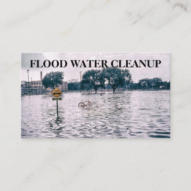 Carte De Visite Nettoyage de l'évacuation de l'eau de pluie (Devant)