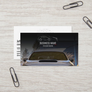 Carte De Visite Nettoyage de voiture en détail