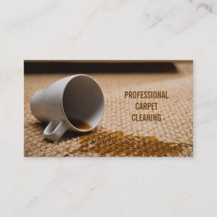 Carte De Visite Nettoyage des tapis, Parquet, Entreprises de vapeu