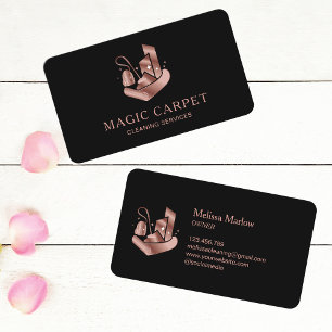Carte De Visite Nettoyage professionnel des tapis et nettoyage des