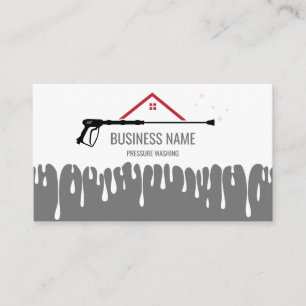 Carte De Visite Nettoyage professionnel sous pression Nettoyage ha